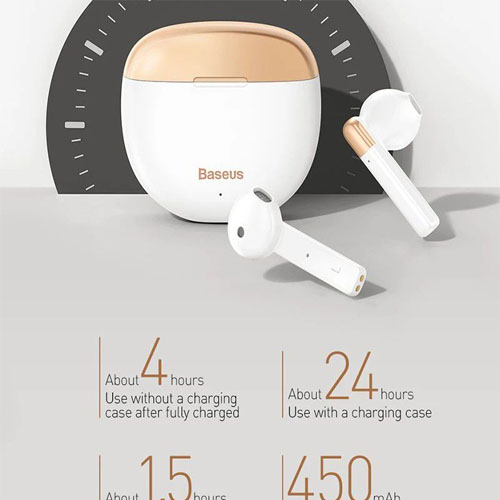 Baseus Air Nora W2 True Wireless (TWS) GPS Earphones Bluetooth Headphones