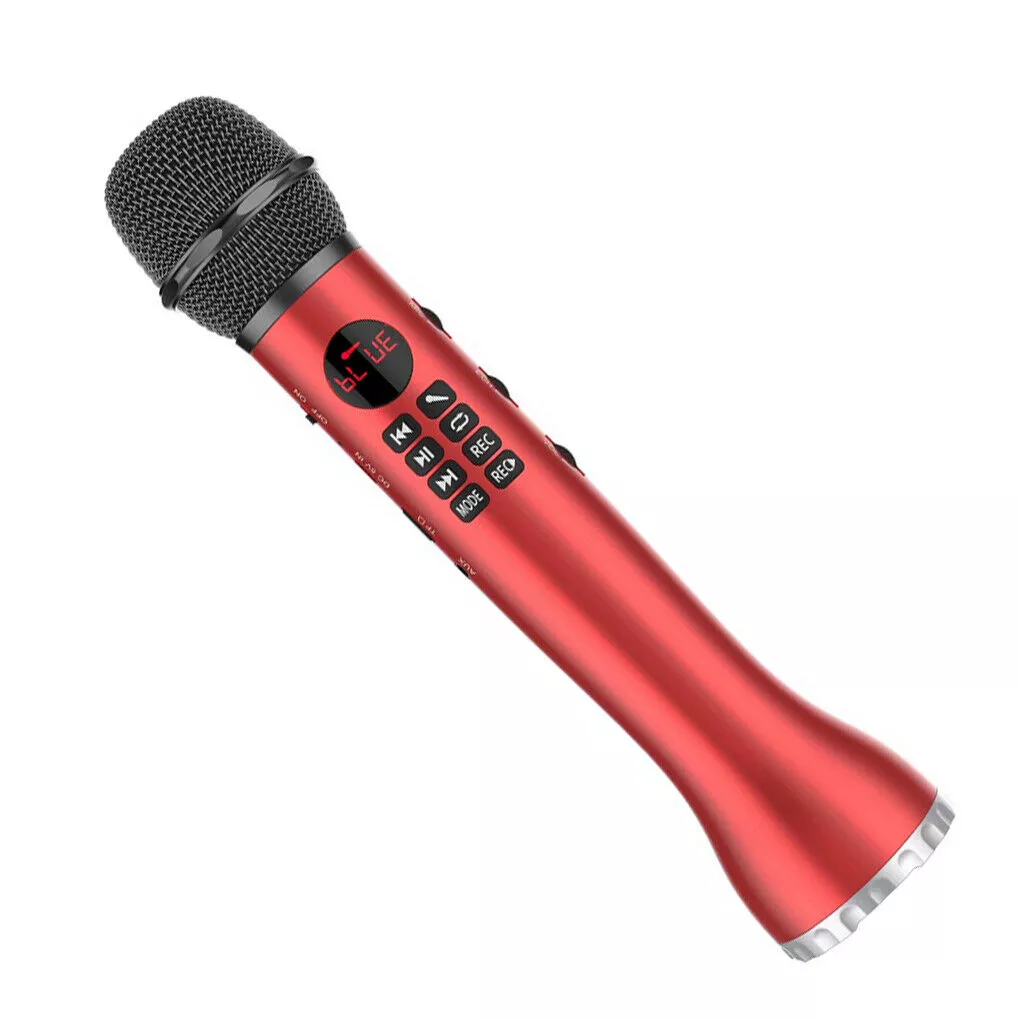 Karaoke L-598Wireless Microphone Handheld Bluetooth Speaker Singing Recording
