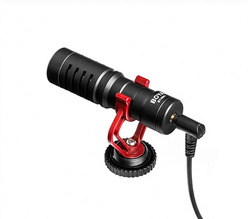 Boya By-Mm1 Microphone Vlogging & YouTube Video Microphone For Smartphone, PC DSLR.