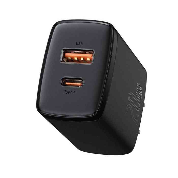 Baseus CCXJ-01 Compact Super Quick Charger Dual Port U+C 20W CN