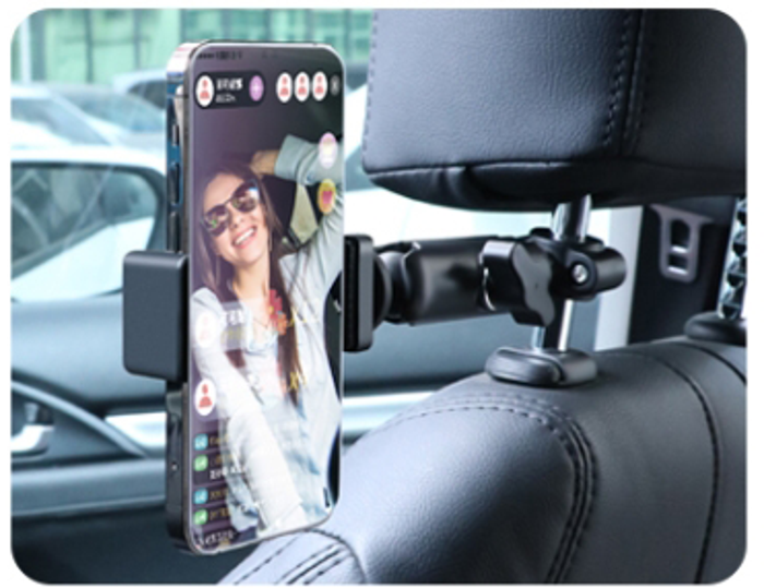 Car Front Seat Mount for Gopro and Smartphone