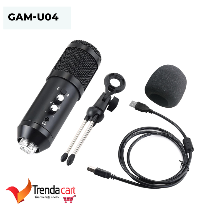 GAM-U04 Professional Computer USB Studio Condenser Microphone
