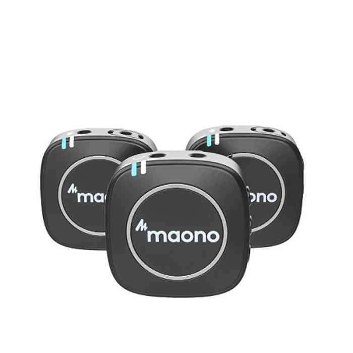 Maono AU-WM820 A2 Real-time Monitoring and Mute 2-Person Wireless Microphone