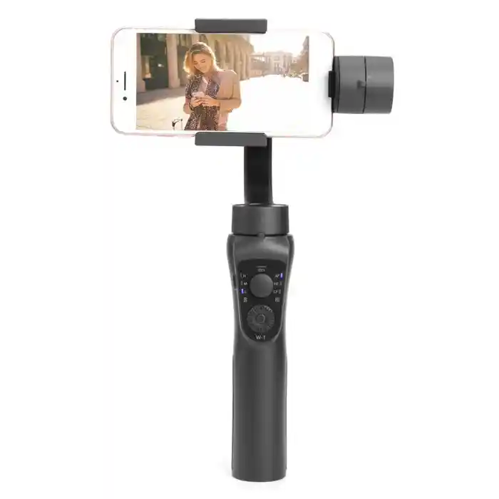 WiWU S5B 3-Axis Hand-Held Stabilized Gimbal with Selfie Stick tripod