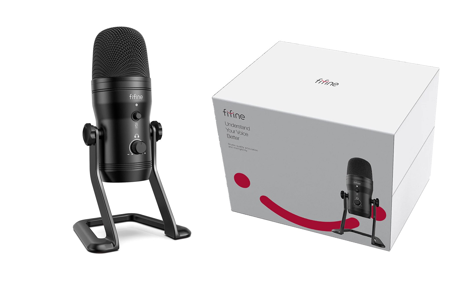 Fifine K690 USB podcast microphone