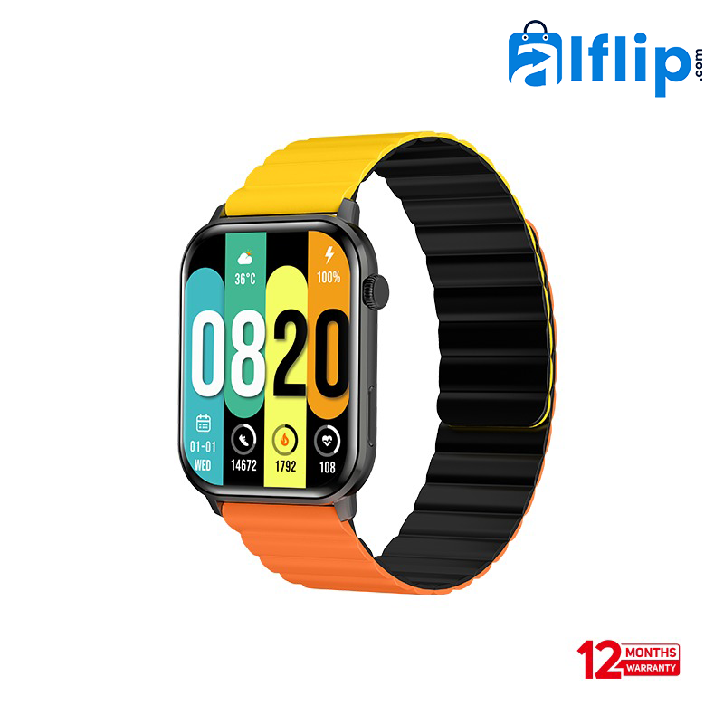 Kieslect Ks Calling Smart Watch Dual Strap with screen protector