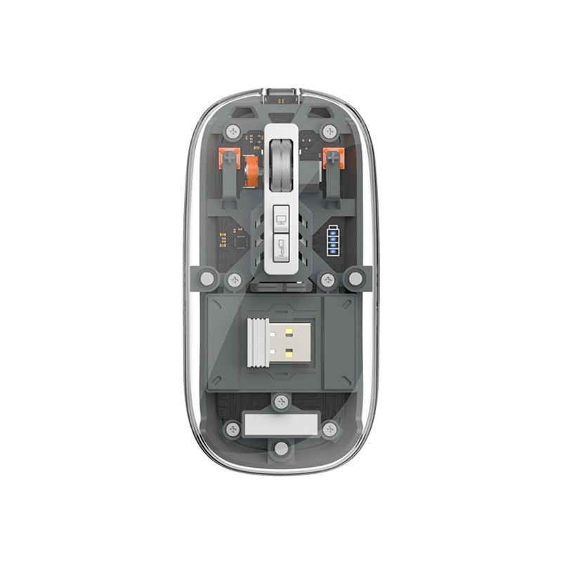WIWU WM105 Crystal Transparent Wireless Mouse 2.4G