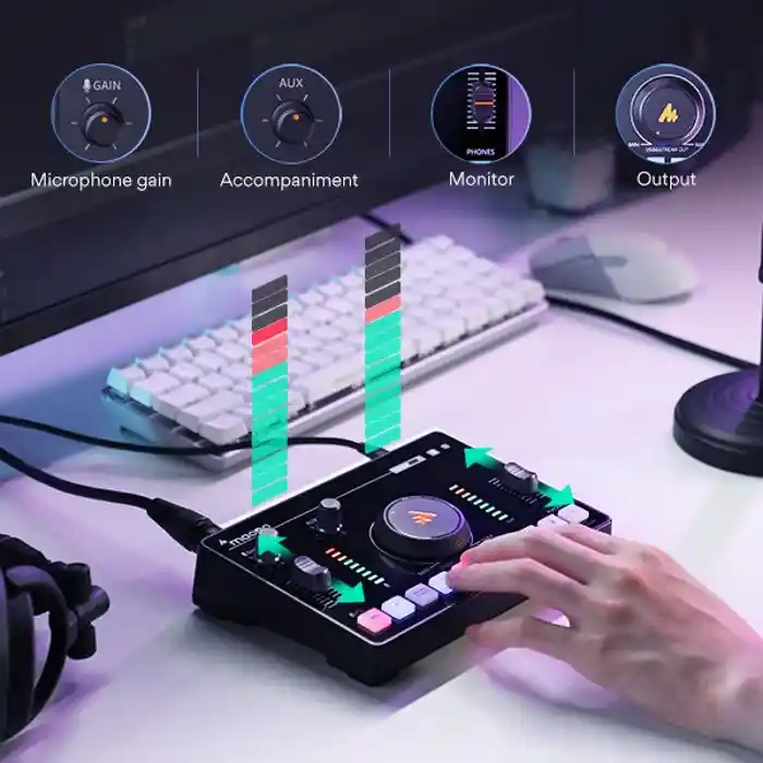 Maonocaster AMC2 NEO One-Stop Streaming Audio Mixer & Sound Card