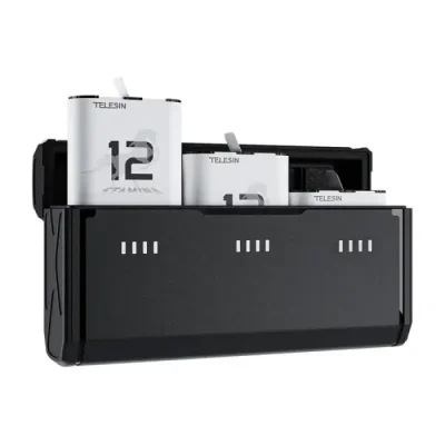 TELESIN S0-ECB-01-TGP Charger GoPro 9/10/11/12 with (2 Battery) - Image 3