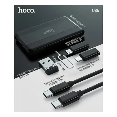 HOCO U86 VERSATILE PORTABLE CHARGING DATA CABLE WITH STYLISH CASE - Image 4