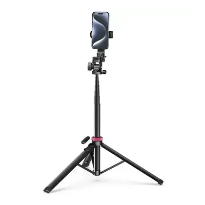 Ulanzi MT-78 Quick Release Camera Tripod with Cold Shoe Mounting System, Smartphone Holder, Remote Shutter Button, and 7-Section Extendable Height up to 185cm for Live Streaming, Vlogging, Photography - Image 4