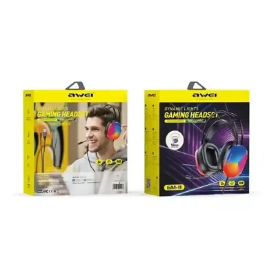 Awei GM11 Pro Gaming Headphone With RGB - Image 2