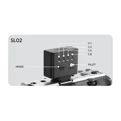 ULANZI SL02 Spark Camera Mini Flash Speedlite With Video Light For Canon Fuji Sony - Image 3