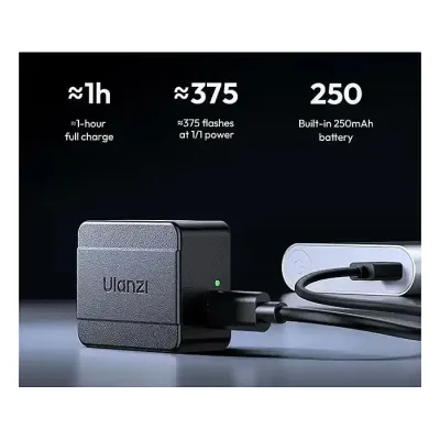 ULANZI SL02 Spark Camera Mini Flash Speedlite With Video Light For Canon Fuji Sony - Image 5