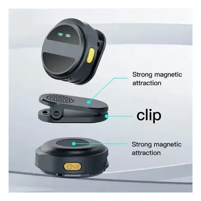 SX21 Wireless Microphone 2.4G Clip-On Type-C Port Smart Noise Reduction Lavalier Wireless Microphone - Image 3