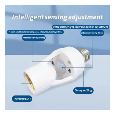 E27 human Infrared Motion Sensor Lamp Holder - Image 3