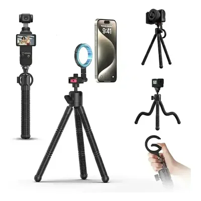 Ulanzi MT30 Flexible Gorilla Octopus Tripod Magnetic Phone Holder Stick for Smartphone Camera - Image 4
