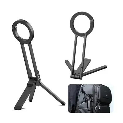 ULANZI MA30 Magnetic Phone Tripod Stand for iPhone Aluminium Maglock Smartphone Mini Tripod Pocket Cell Phone Stand Dual-Sided Magnet Quick Mount Compatible with iPhone 16 15 14 13 12 Magsafe - Image 3