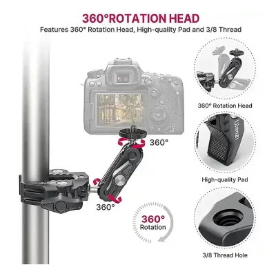 Ulanzi R094 Multi-Functional BallHead Clamp - Image 2