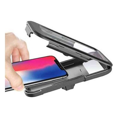 360 Degree Waterproof Mobile Holder for Bike & Cycle (Black) - Image 2