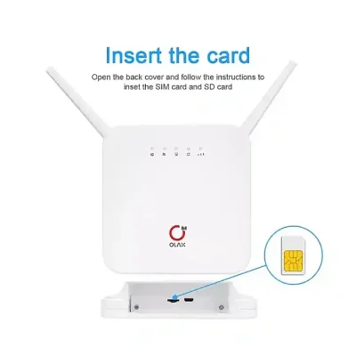OLAX AX6 PRO Dual Band Wireless Routers 4g Lte Cpe Indoor Wifi Router With Sim Card Slot - Image 2