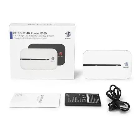 Setout E160 4G WIFI Router 4G LTE Mobile WIFI sim card router wifi 300Mbps LTE