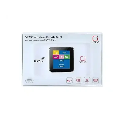 VEMO E5783 Plus 4G/5G Pocket Wifi Router 300mbps - Image 2