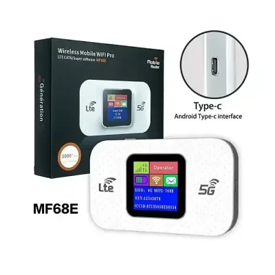 MF68E 4G Portable Pocket Routing Wi-Fi 150Mbps Wireless Routing SIM Plug 3000mAh Color Screen WEP WiF 3000mAh Mobile Data - Image 2