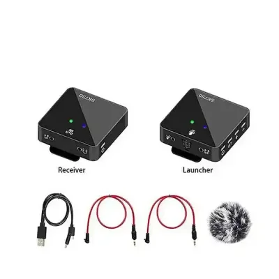 SK750 Wireless Lavalier  Microphone  for Phone DSLR Camera Smartphone 2.4GHz Wireless Mic Recording for Vlog - Image 3