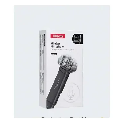 ULANZI WM-10 Wireless Lavalier Microphone, 2.4GHz Mini Lapel Mic, 10M Transmission for Video Recording, Vlogging, Interview for iPhone 16 Pro Max 15 15 Pro iPad Samsung S24 S23 Ultra Huawei - Image 2