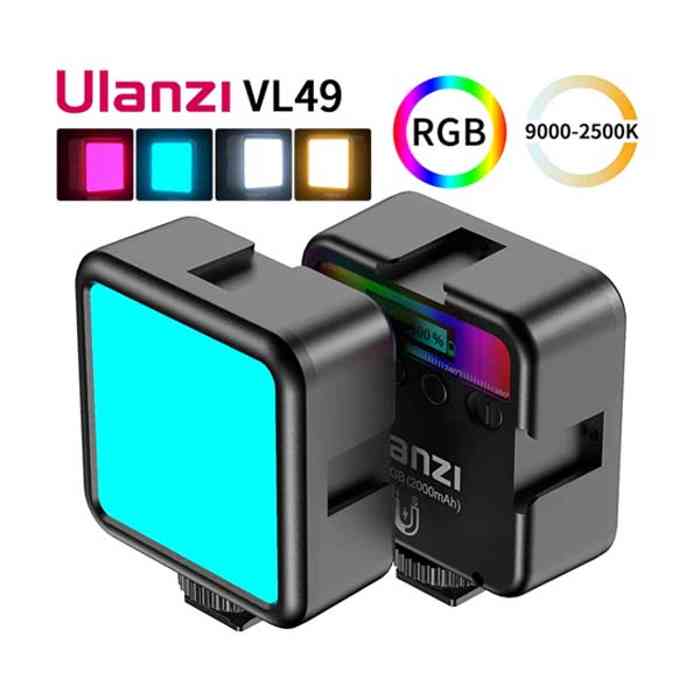 Ulanzi Vl49 Rechargeable Mini light RGB / NON RGB Ulanzi Vl49 Rechargeable Mini light RGB / NON RGB