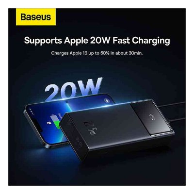 Baseus Power Bank 20000mAh 22.5W Star-Lord Digital Display Fast Charge with USB to Type-C 3A 0.3m - Image 2