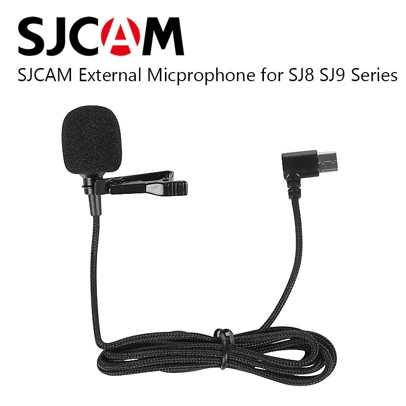 SJCAM External Microphone Type-C For SJ8/SJ9 Series Sports...