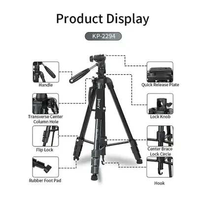 Jmary KP-2294 Professional Over Head Camera Tripod - Image 2