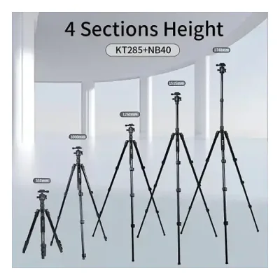 Jmary KT285+NB40 Professional Camera Tripod - Image 3