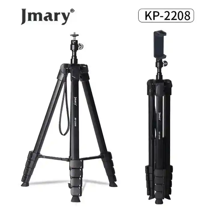 Jmary KP-2208 Professional Upgraded Multifunctional Tripod for Mobiles / Ringlights / Cameras.