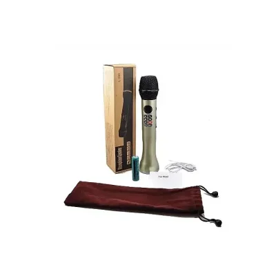 Karaoke L-598 Wireless Microphone Handheld Bluetooth Speaker Singing Recording - Image 2
