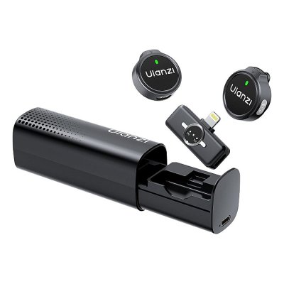 ULANZI A21 Mini Mic Wireless Lavalier Microphone Lapel Microphone Type-C & lightning for iPhone 14/13/12/11 - Image 2