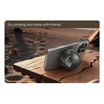 Awei KA53 Bluetooth mini Magnetic Speaker TWS Portable 360° Stereo Surround with 40mm Driver, TWS Support, Portable Outdoor - Image 3