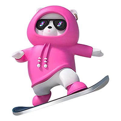Car Automatic Sliding Skateboard Bear Car Ornaments Mobile Cute Bear Decoration Interior Accessories Moving with Driving - Image 4