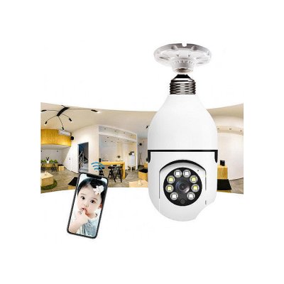 V380 E27 360 Degree 1080P Wireless Home Security IP Camera, MV Series (Hotspot Connected) - Image 3