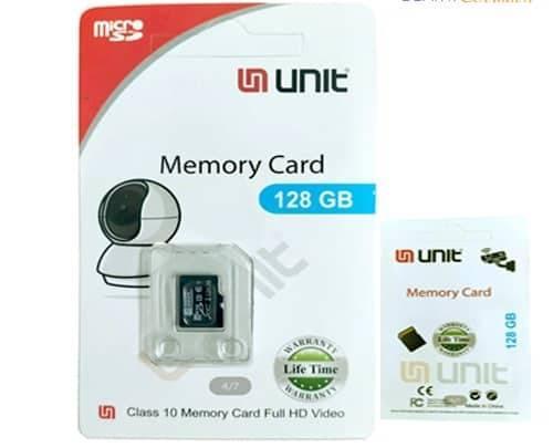 UNIT 128GB Memory Card Class 10 Memory Card Full HD Video