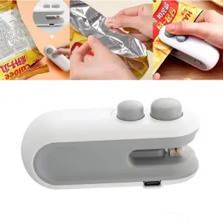 2 in 1 Rechargeable Mini Plastic Bag Sealing Machine