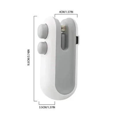 2 in 1 Rechargeable Mini Plastic Bag Sealing Machine - Image 4
