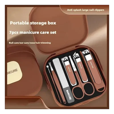7 in 1 Nail Clippers Set for Manicure & Pedicure - Image 2