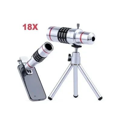 18X Mobile Zoom Lens with Tripod Stand For Mobile - Image 3