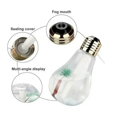 Air Humidifier Bulb Lamp Shade Decorative Lights Diffuser for Home - Image 3