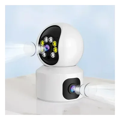 C10 Dual Lens V380 WIFI IP camera night vision home WIFI IP security camera-MV Series (Hotspot Connected) - Image 2