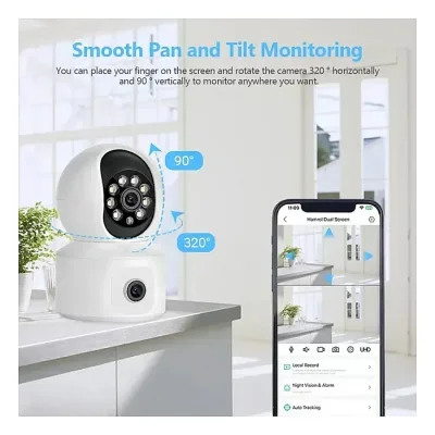 C10 Dual Lens V380 WIFI IP camera night vision home WIFI IP security camera-MV Series (Hotspot Connected) - Image 4