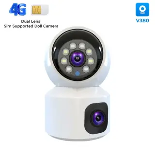 SQ01 4G Sim Supported ptz IP Camera Night Vision Auto Tracking Two Way Voice